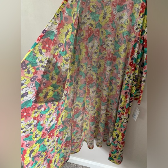 LuLaRoe Floral Cardigan - Multicolor - Picture 7 of 12